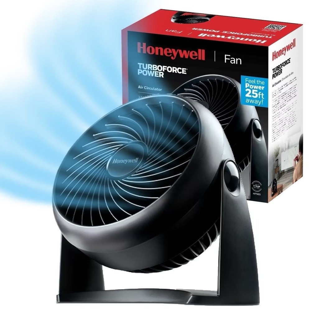 Honeywell TurboForce Portable Fan Black HT900 (NEW, OPEN BOX)